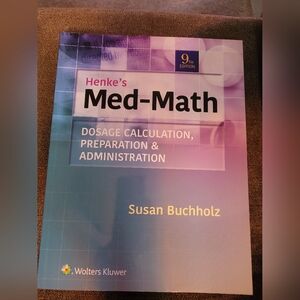 Henke Med Math Nursing Book